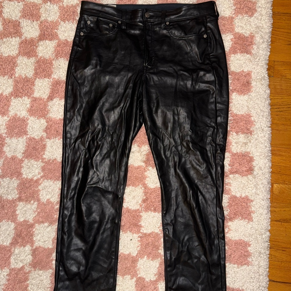 GAP Black Vintage Slim High Rise Pants